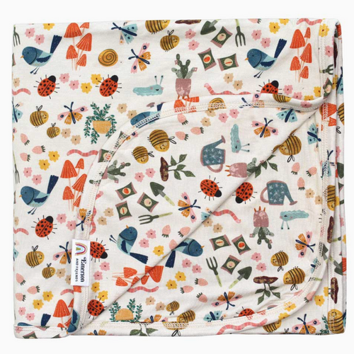 garden friends swaddle
