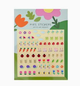 garden charms nail stickers