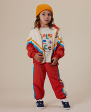 retro sporty jacket in red