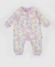 floral terry romper