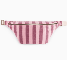 bubblegum + burgundy stripes sling