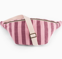 bubblegum + burgundy stripes sling