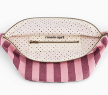bubblegum + burgundy stripes sling
