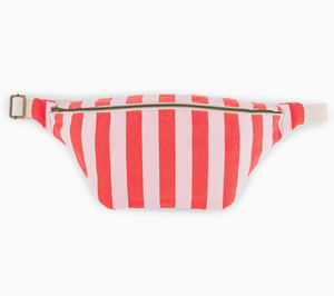 candy pink + tomato stripes sling