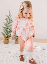 FINAL SALE: leah romper in gingerbread
