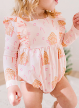 FINAL SALE: leah romper in gingerbread
