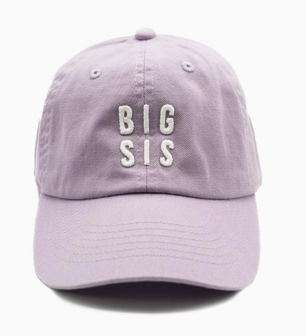 big sis hat in lilac