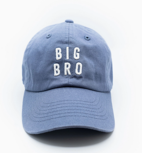 big bro hat in dusty blue