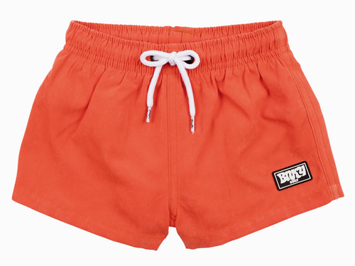 FINAL SALE: tangerine swim shorts
