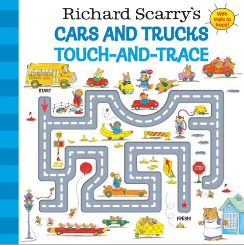 richard scarry's cars + trucks touch + trace