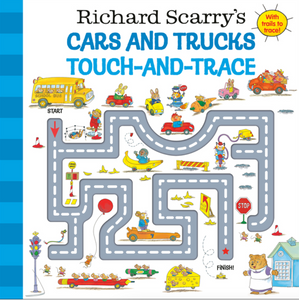 richard scarry's cars + trucks touch + trace