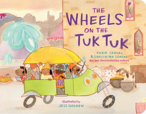 the wheels on the tuk tuk