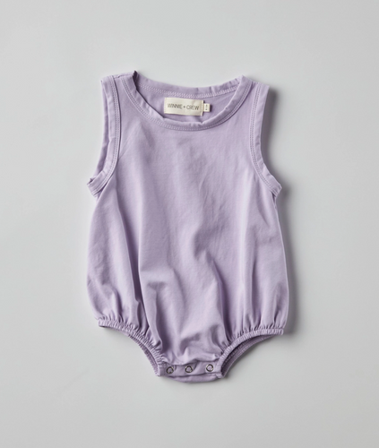 FINAL SALE: ollie romper in lilac