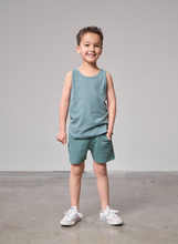 elevated tank in teal