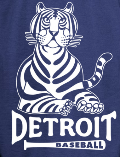 tigers navy youth/adult tee
