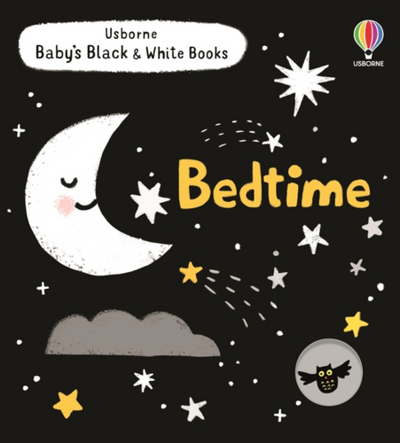 baby's black and white book: bedtime