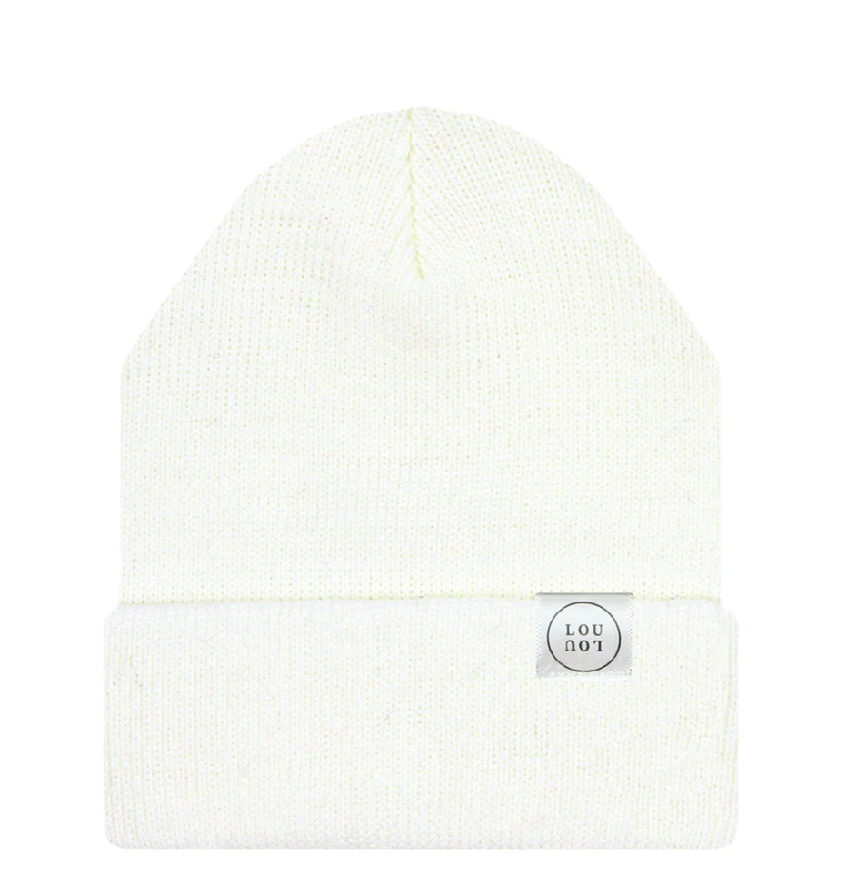 beanie - ivory