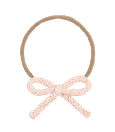 crochet bow headband - ballet
