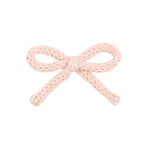 crochet bow clip - ballet