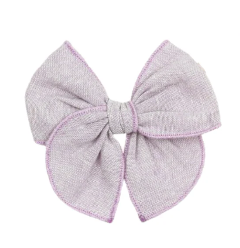 heirloom bow clip - lavender