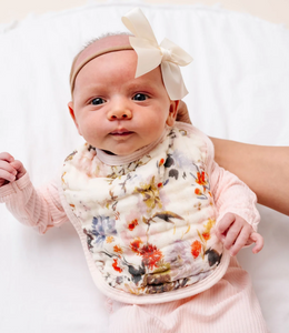 cloud muslin™ bib 2 pack - nellie/blush