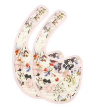 cloud muslin™ bib 2 pack - nellie/blush
