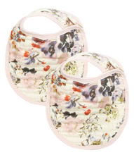 cloud muslin™ bib 2 pack - nellie/blush