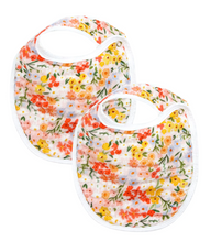 cloud muslin™ bib 2 pack - pippa/white