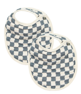 cloud muslin™ bib 2 pack - miles/cream