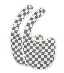 cloud muslin™ bib 2 pack - miles/cream