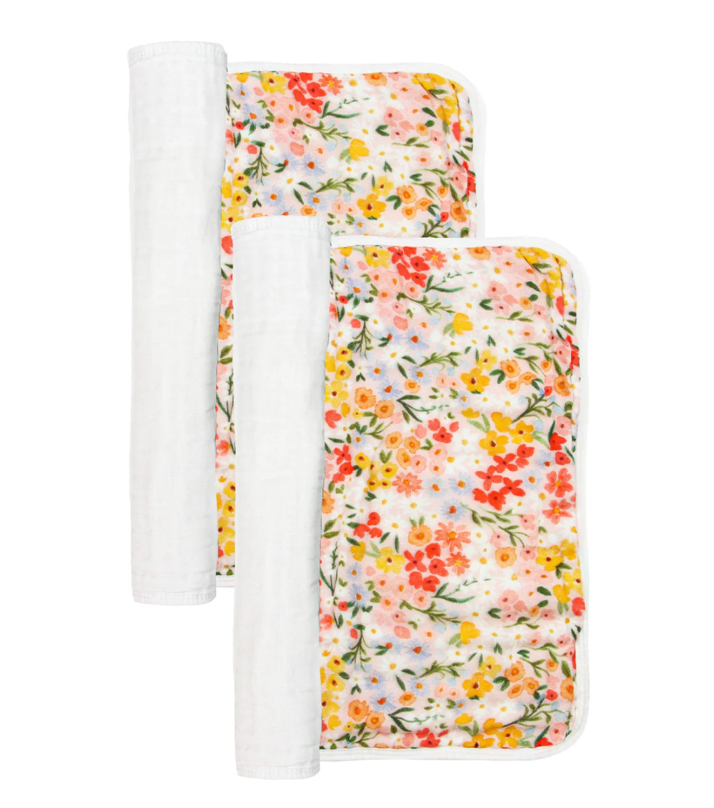 cloud muslin™ burp 2 pack - pippa/white
