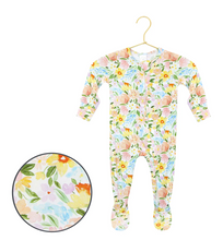 zippered footie in matilda