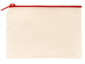tweed bookclub zip pouch