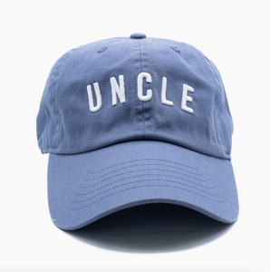 uncle ball cap in dusty blue