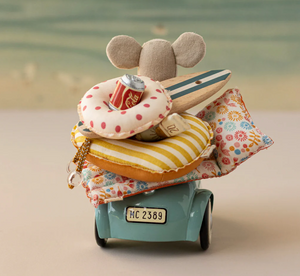 light blue car