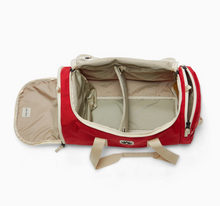 states duffle in red