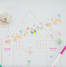 magical unicorns washi sticker roll