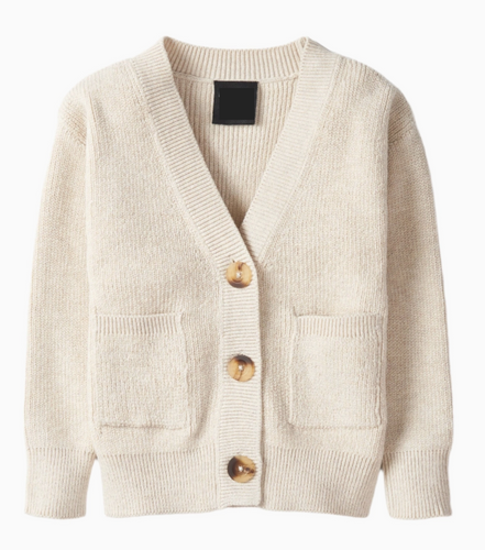 oatmeal knit cardigan
