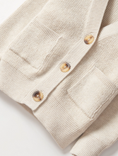 oatmeal knit cardigan