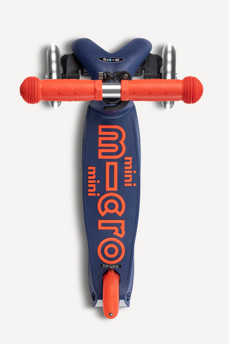 mini foldable LED scooter: navy
