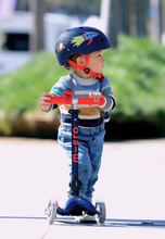 mini foldable LED scooter: navy