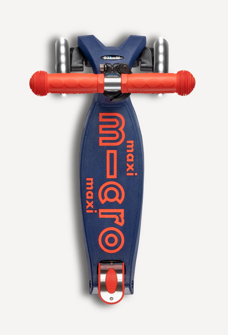 (FINAL SALE/NO SHIP) maxi foldable LED scooter: navy