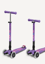 (FINAL SALE/NO SHIP) maxi foldable LED scooter: purple