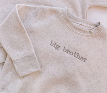 embroidered big brother sweatshirt