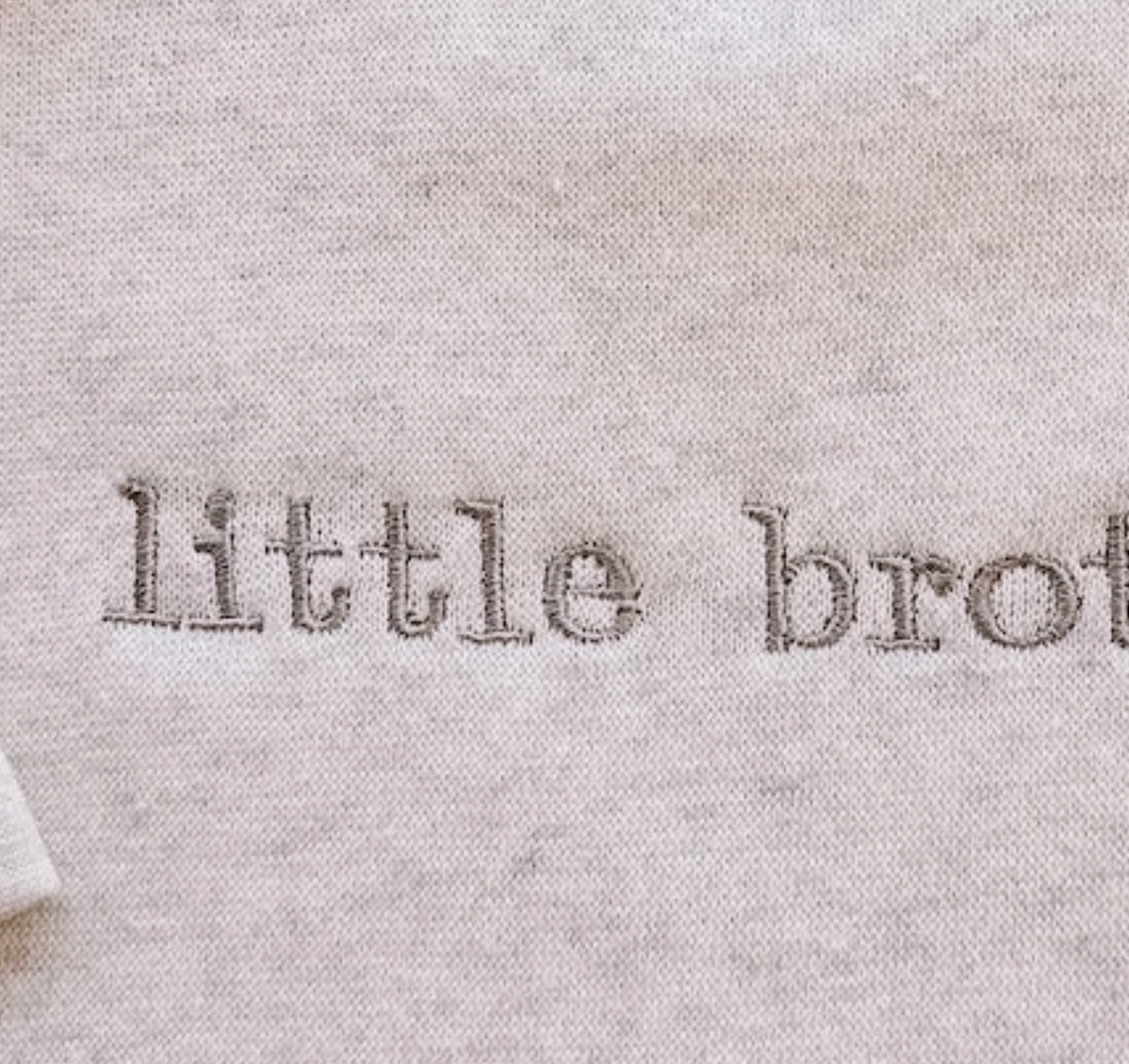 embroidered little brother jumpsuit