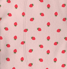 footie in strawberries