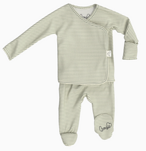 footie in mint twist