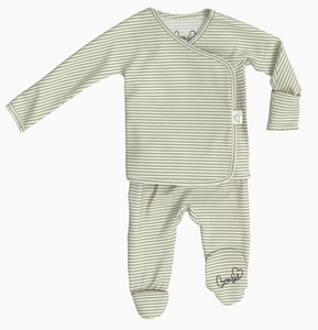 footie in mint twist