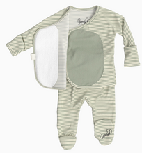 footie in mint twist