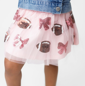 football sequin tutu